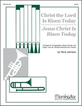 Christ the Lord Is Risen Today SATB/ Brass Quintet/ Timpani/ Organ cover